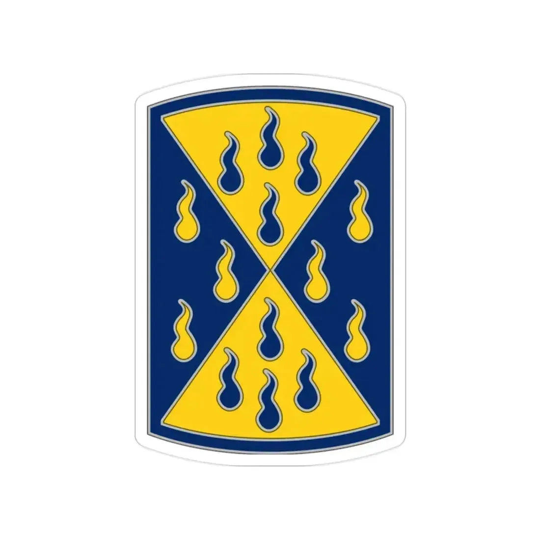 464 Chemical Brigade (U.S. Army) Transparent STICKER Die-Cut Vinyl Decal 2 Inch - The Sticker Space
