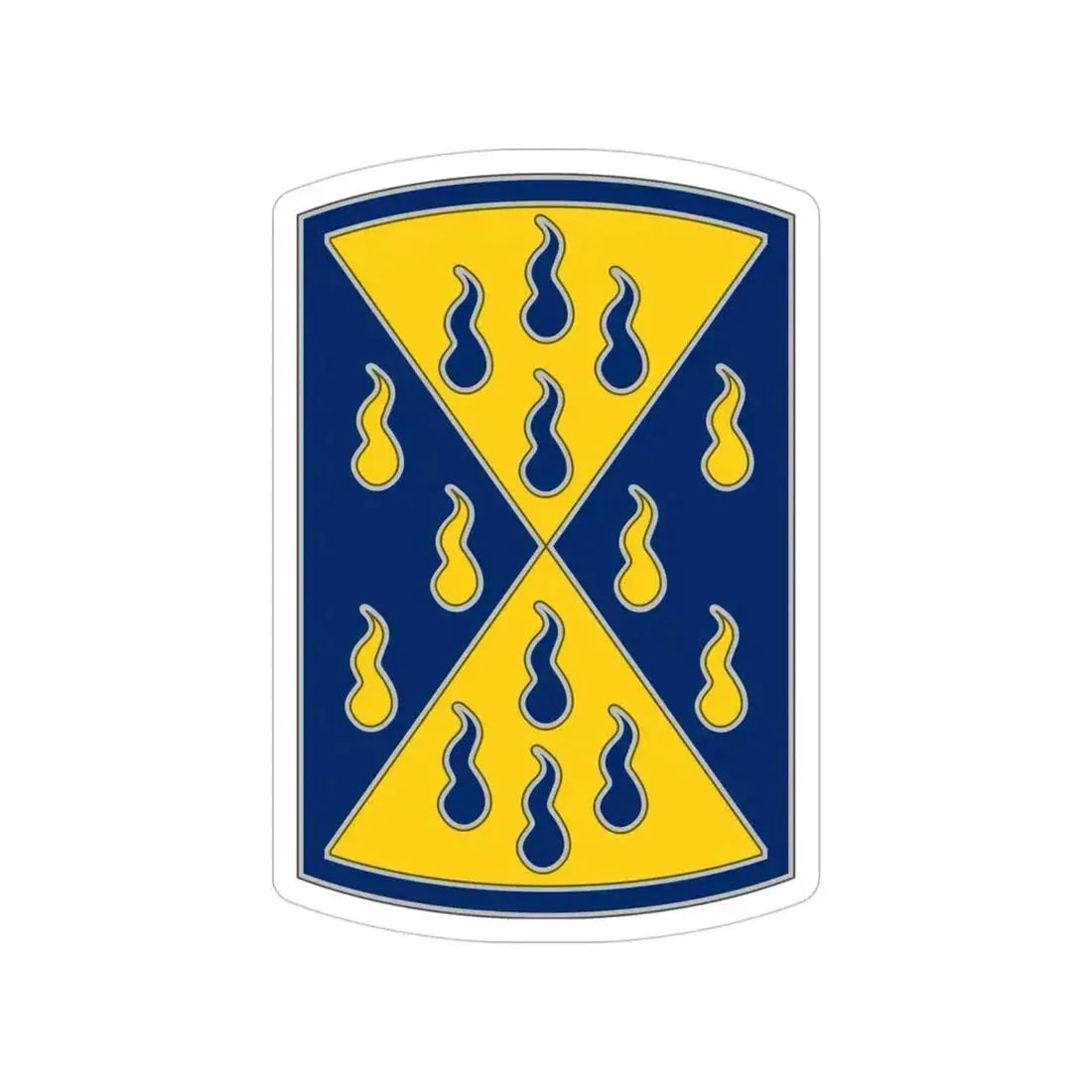 464 Chemical Brigade (U.S. Army) Transparent STICKER Die-Cut Vinyl Decal 4 Inch - The Sticker Space
