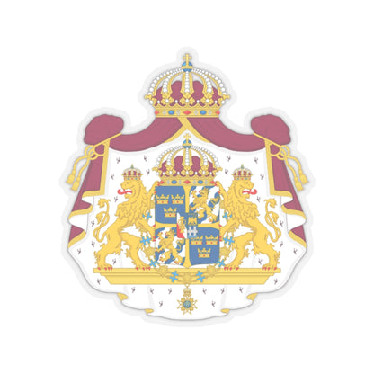Great coat of arms of Sweden - STICKER Vinyl Kiss-Cut Decal