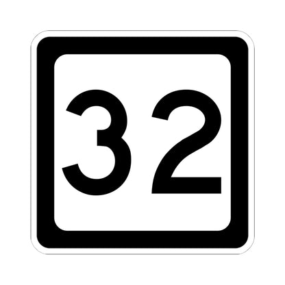 WV-32 (Virginia) (Road Sign) STICKER Vinyl Kiss-Cut Decal