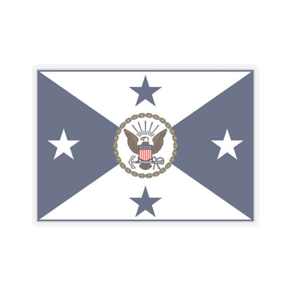 VCNO FLAG NO POLE (U.S. Navy) STICKER Vinyl Kiss-Cut Decal