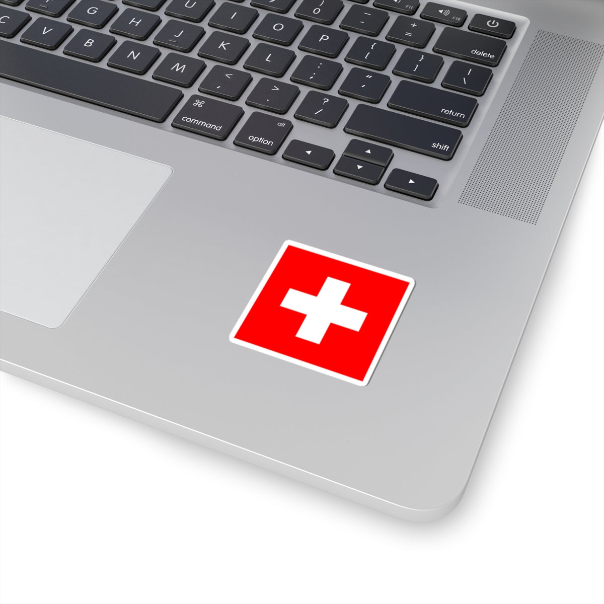 Flag of Switzerland 2-16-2 (Switzerland) STICKER Vinyl Kiss-Cut Decal