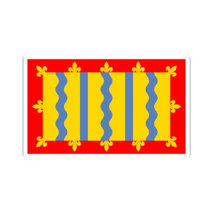 Flag of Cambridgeshire (England) STICKER Vinyl Kiss-Cut Decal