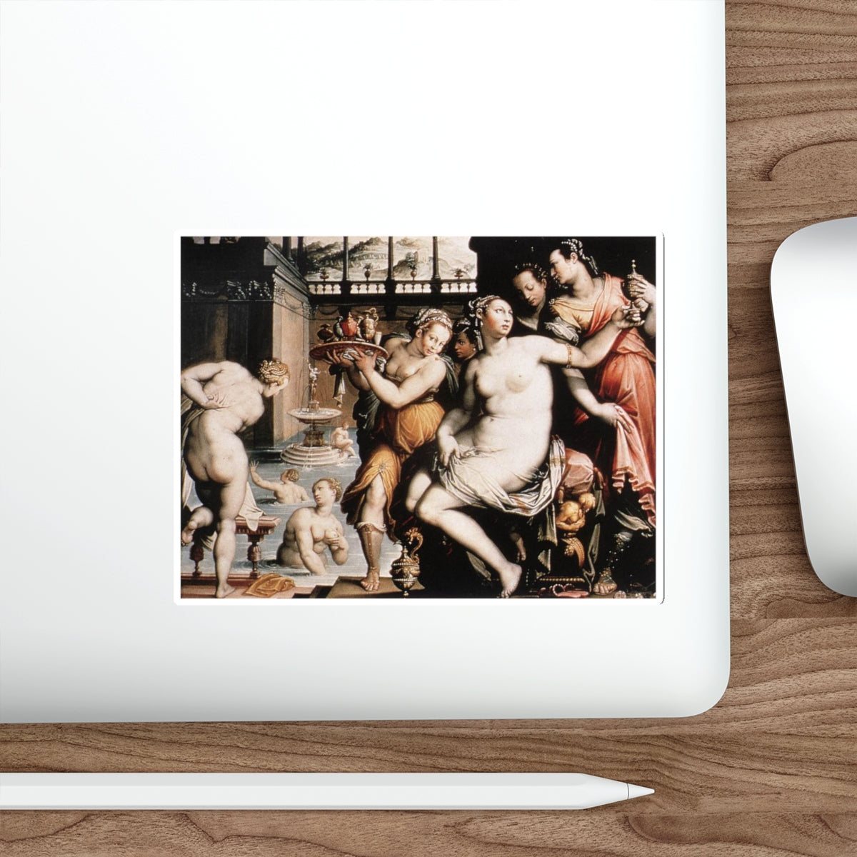 ZUCCHI, Jacopo - The Toilet of Bathsheba (Artwork) STICKER Vinyl Die-Cut Decal