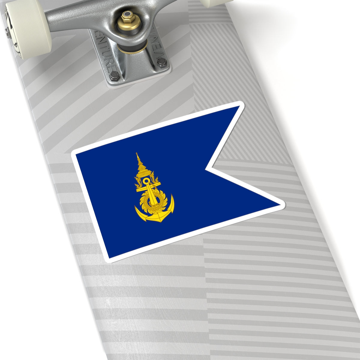 Flag Thai Navy Fleet Commander (Thailand) STICKER Vinyl Kiss-Cut Decal