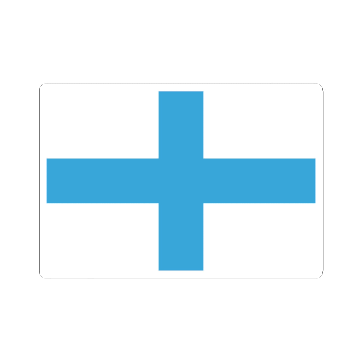 Flag of Marseille (France) STICKER Vinyl Kiss-Cut Decal