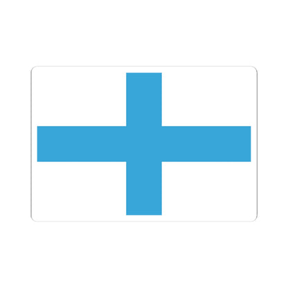 Flag of Marseille (France) STICKER Vinyl Kiss-Cut Decal