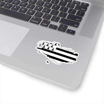 Flag map of Brittany Bretagne (France) STICKER Vinyl Kiss-Cut Decal