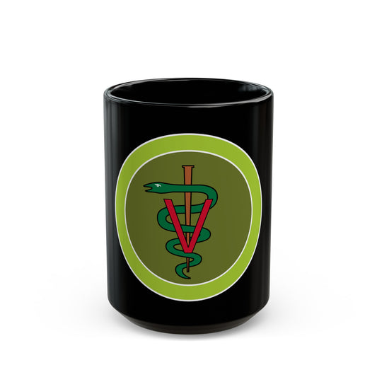 Veterinary Medicine (Boy Scout Merit Badge) Black Coffee Mug-15oz-The Sticker Space