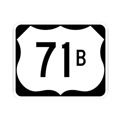 US 71B (Arkansas) (Road Sign) STICKER Vinyl Kiss-Cut Decal