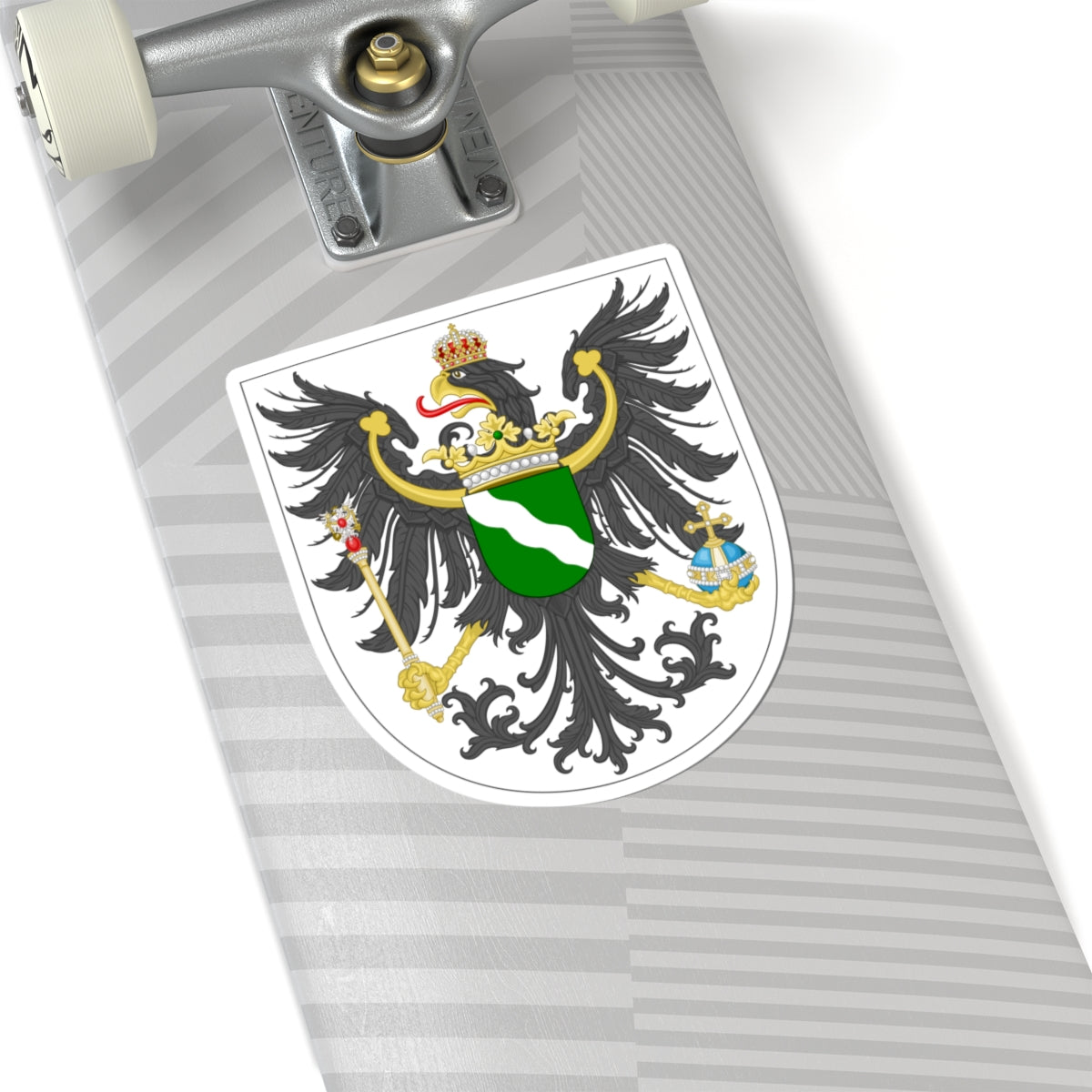 Arms of Rheinland (Denmark) (Coat of Arms) STICKER Vinyl Kiss-Cut Decal