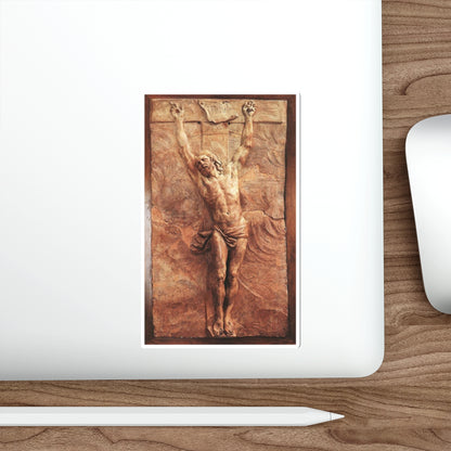 PUGET, Pierre -sculptures- Christ Dying on the Cross (Artwork) STICKER Vinyl Die-Cut Decal