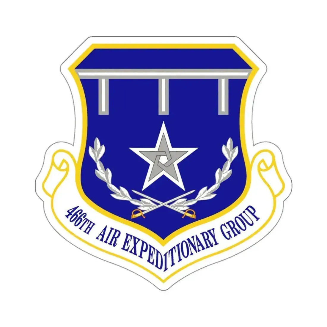 466th Air Expeditionary Group (U.S. Air Force) STICKER Vinyl Die-Cut Decal 3 Inch - The Sticker Space