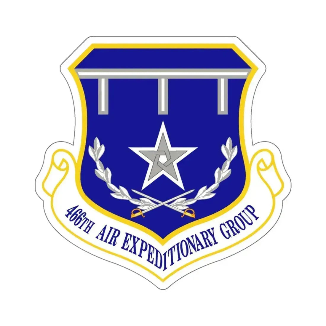 466th Air Expeditionary Group (U.S. Air Force) STICKER Vinyl Die-Cut Decal 6 Inch - The Sticker Space