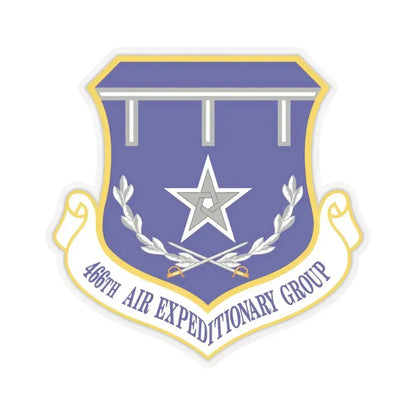 466th Air Expeditionary Group (U.S. Air Force) STICKER Vinyl Kiss-Cut Decal 6 Inch Transparent - The Sticker Space