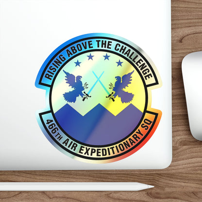 466th Air Expeditionary Squadron (U.S. Air Force) Holographic STICKER Die-Cut Vinyl Decal-The Sticker Space