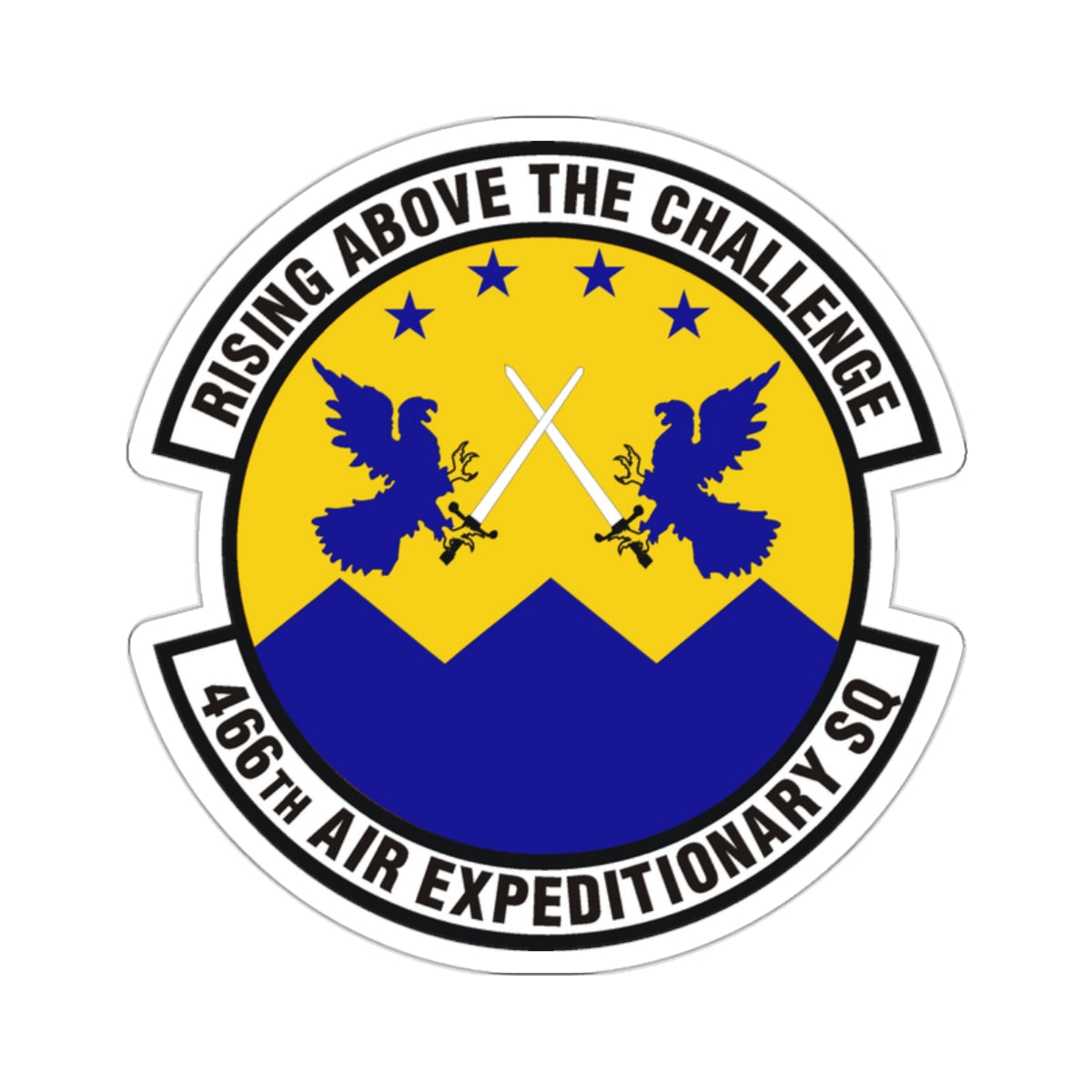 466th Air Expeditionary Squadron (U.S. Air Force) STICKER Vinyl Die-Cut Decal-White-The Sticker Space