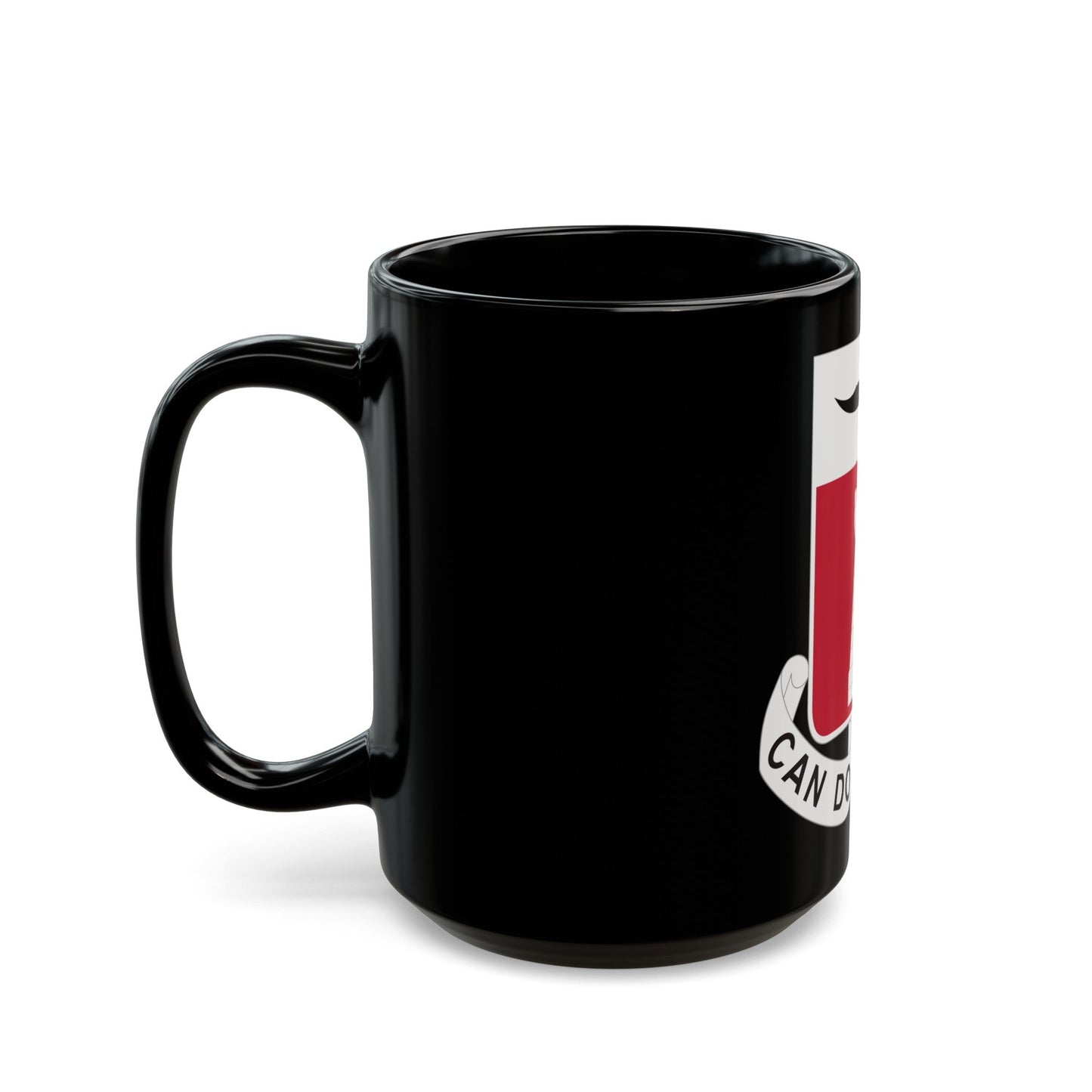 467 Engineer Battalion (U.S. Army) Black Coffee Mug-The Sticker Space