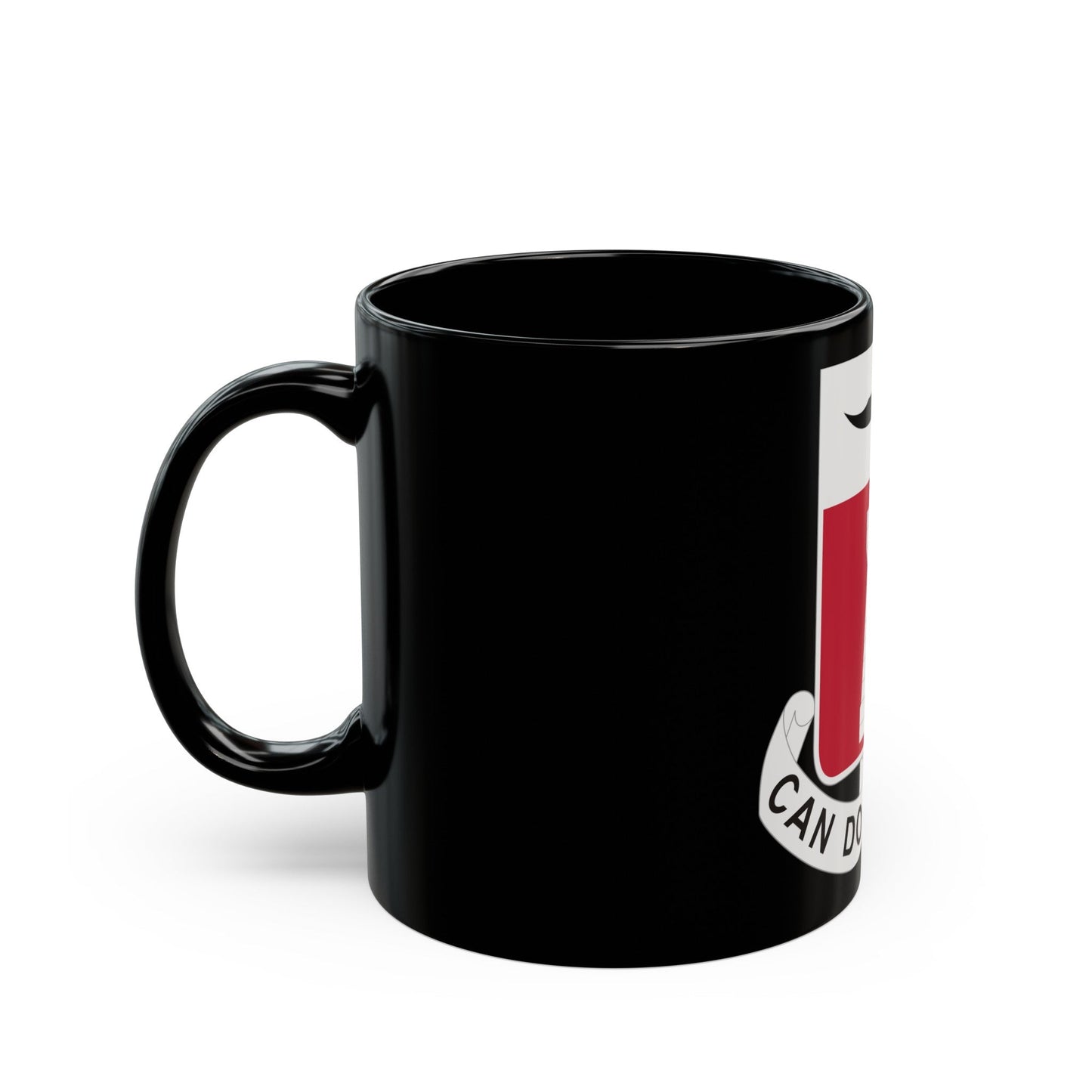 467 Engineer Battalion (U.S. Army) Black Coffee Mug-The Sticker Space