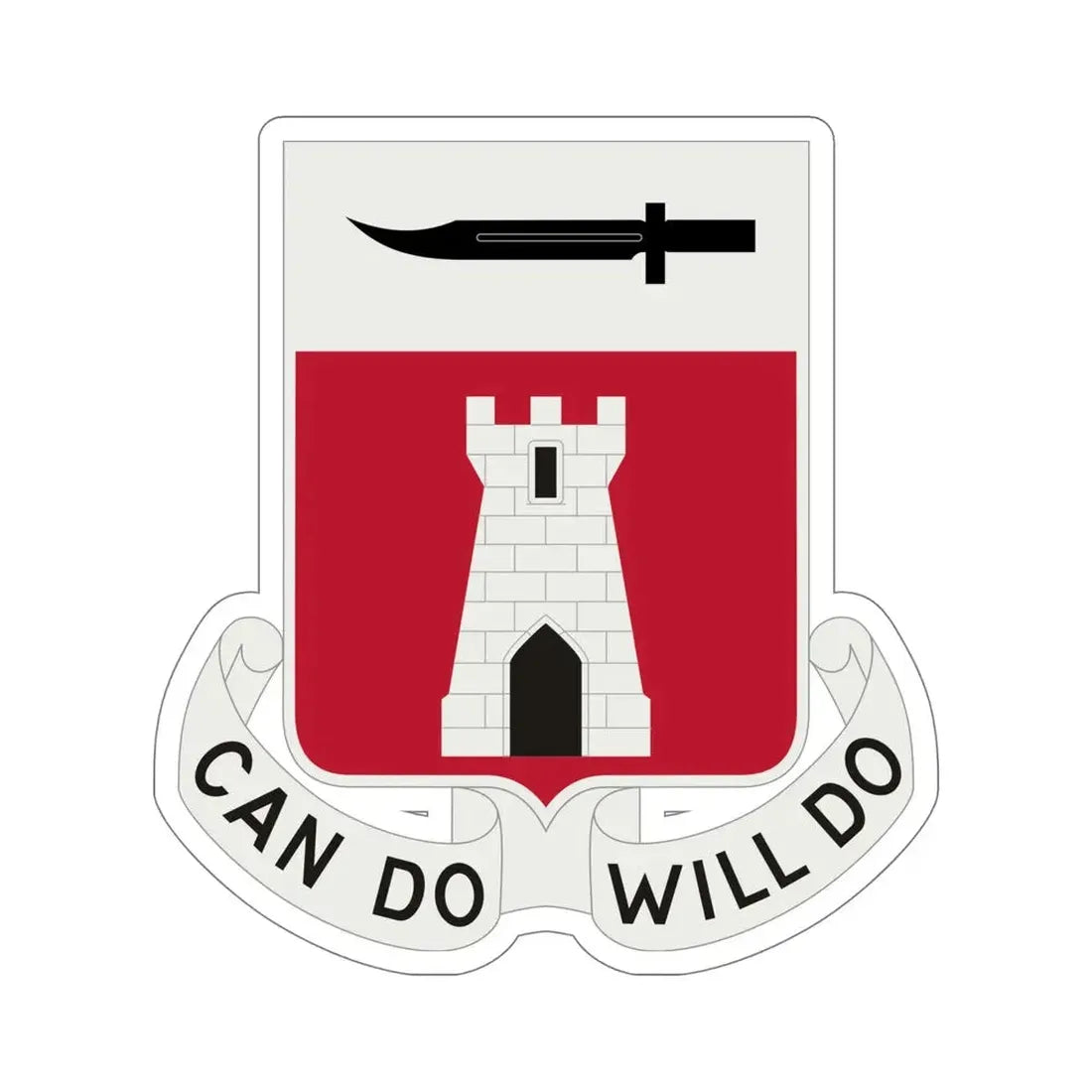 467 Engineer Battalion (U.S. Army) STICKER Vinyl Die-Cut Decal - The Sticker Space