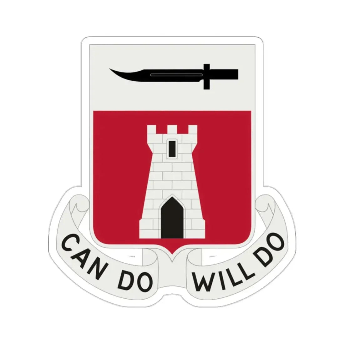 467 Engineer Battalion (U.S. Army) STICKER Vinyl Die-Cut Decal - The Sticker Space