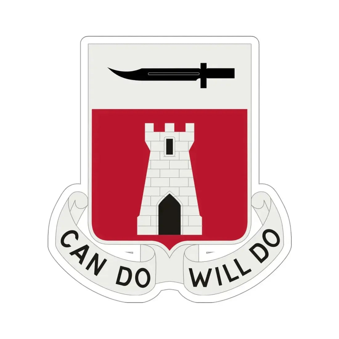 467 Engineer Battalion (U.S. Army) STICKER Vinyl Die-Cut Decal - The Sticker Space