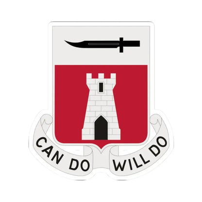 467 Engineer Battalion (U.S. Army) STICKER Vinyl Kiss-Cut Decal 2 Inch White - The Sticker Space