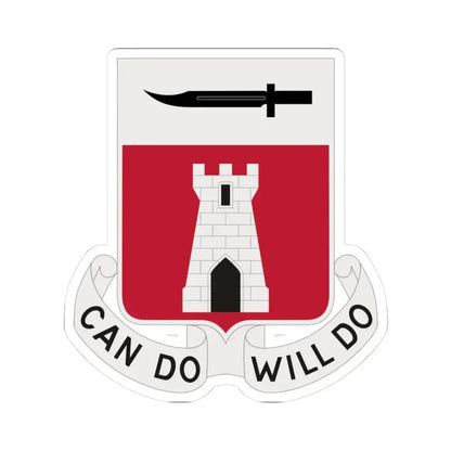 467 Engineer Battalion (U.S. Army) STICKER Vinyl Kiss-Cut Decal 3 Inch White - The Sticker Space