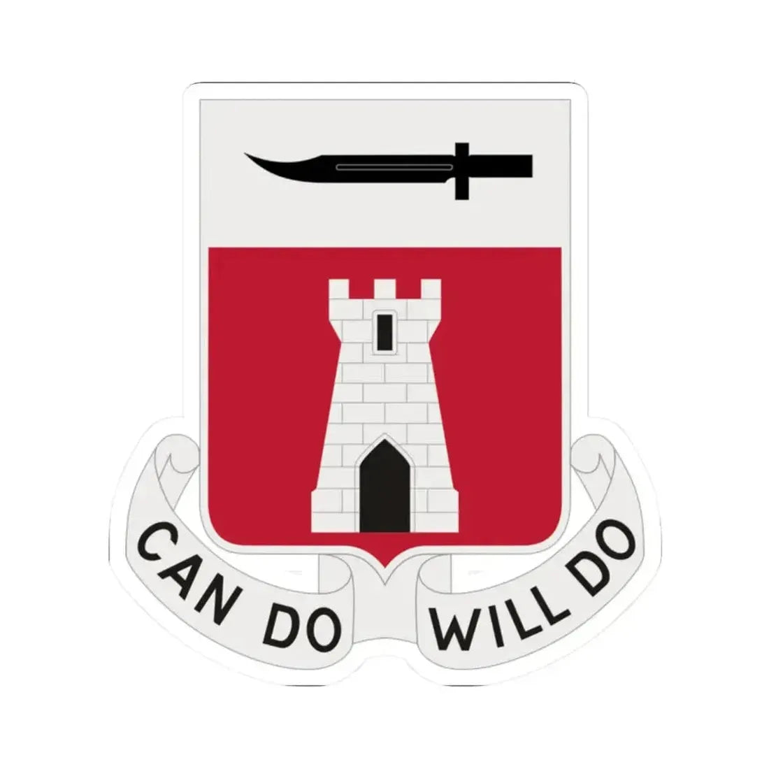 467 Engineer Battalion (U.S. Army) STICKER Vinyl Kiss-Cut Decal - The Sticker Space