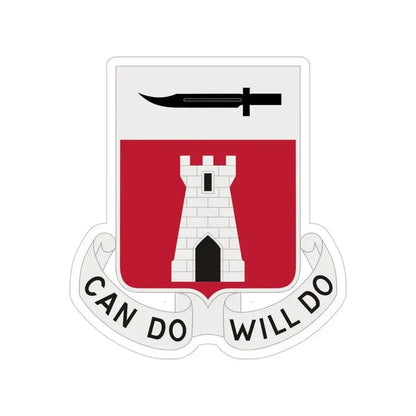 467 Engineer Battalion (U.S. Army) Transparent STICKER Die-Cut Vinyl Decal 6 Inch - The Sticker Space