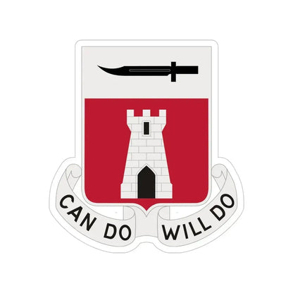 467 Engineer Battalion (U.S. Army) Transparent STICKER Die-Cut Vinyl Decal 6 Inch - The Sticker Space