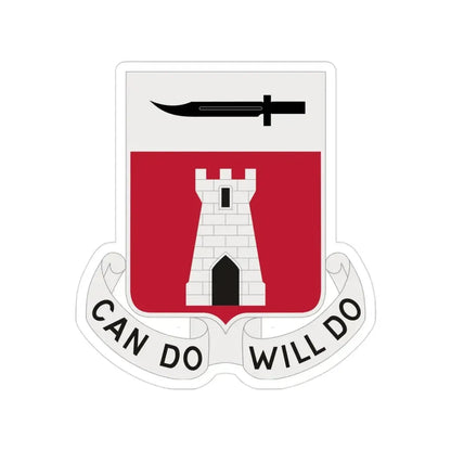 467 Engineer Battalion (U.S. Army) Transparent STICKER Die-Cut Vinyl Decal - The Sticker Space