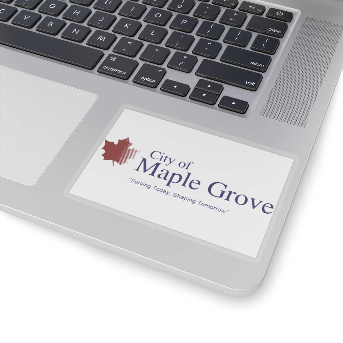 Flag of Maple Grove, Minnesota - STICKER Vinyl Kiss-Cut Decal