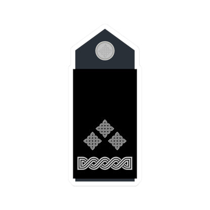 Naramenica službene odore satnika HRZ i PZO (Croatia) (Military Rank) STICKER Vinyl Kiss-Cut Decal