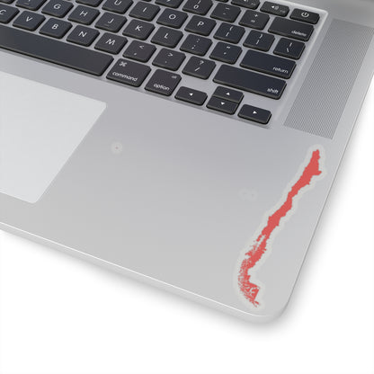 Map of Chile (Chile) STICKER Vinyl Kiss-Cut Decal