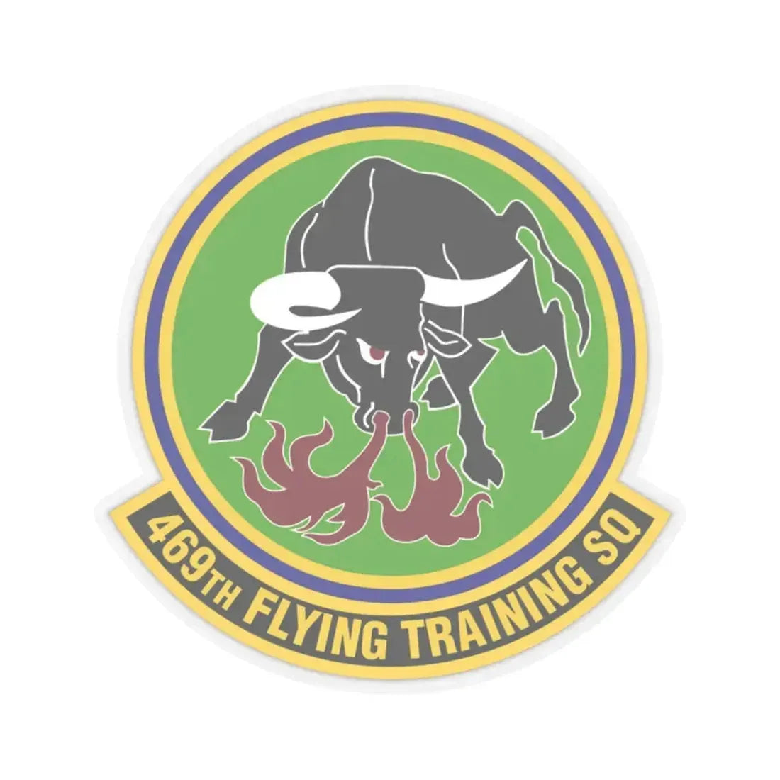 469 Flying Training Squadron AETC (U.S. Air Force) STICKER Vinyl Kiss-Cut Decal 2 Inch Transparent - The Sticker Space