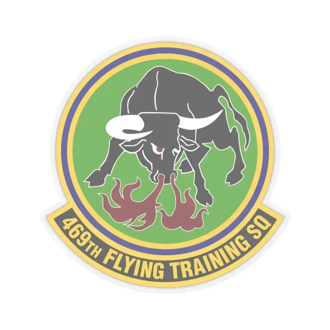 469 Flying Training Squadron AETC (U.S. Air Force) STICKER Vinyl Kiss-Cut Decal 4 Inch Transparent - The Sticker Space