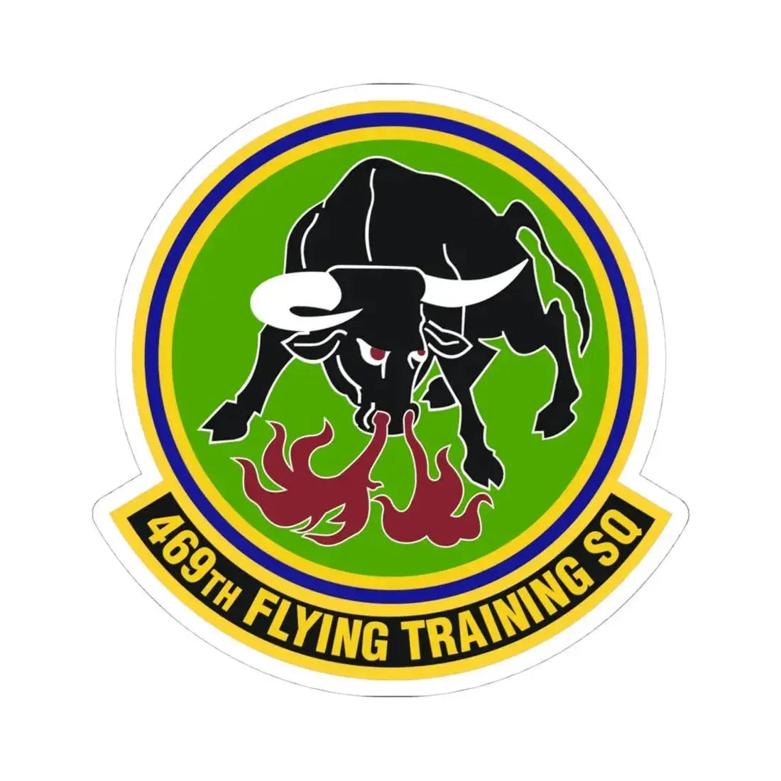 469 Flying Training Squadron AETC (U.S. Air Force) STICKER Vinyl Kiss-Cut Decal 4 Inch White - The Sticker Space