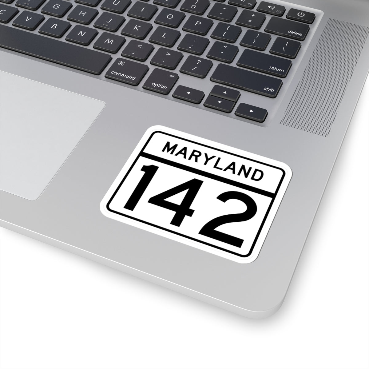 MD Route 142 (Maryland) (Road Sign) STICKER Vinyl Kiss-Cut Decal