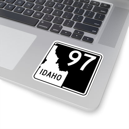 ID-97 (Idaho) (Road Sign) STICKER Vinyl Kiss-Cut Decal