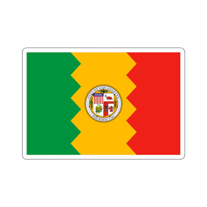 Flag of Los Angeles, California - STICKER Vinyl Kiss-Cut Decal