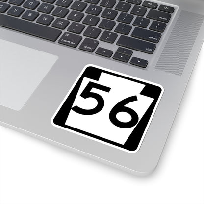 PA-56 (Pennsylvania) (Road Sign) STICKER Vinyl Kiss-Cut Decal