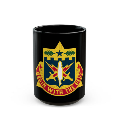 46th Adjutant General Battalion (U.S. Army) Black Coffee Mug-15oz-The Sticker Space