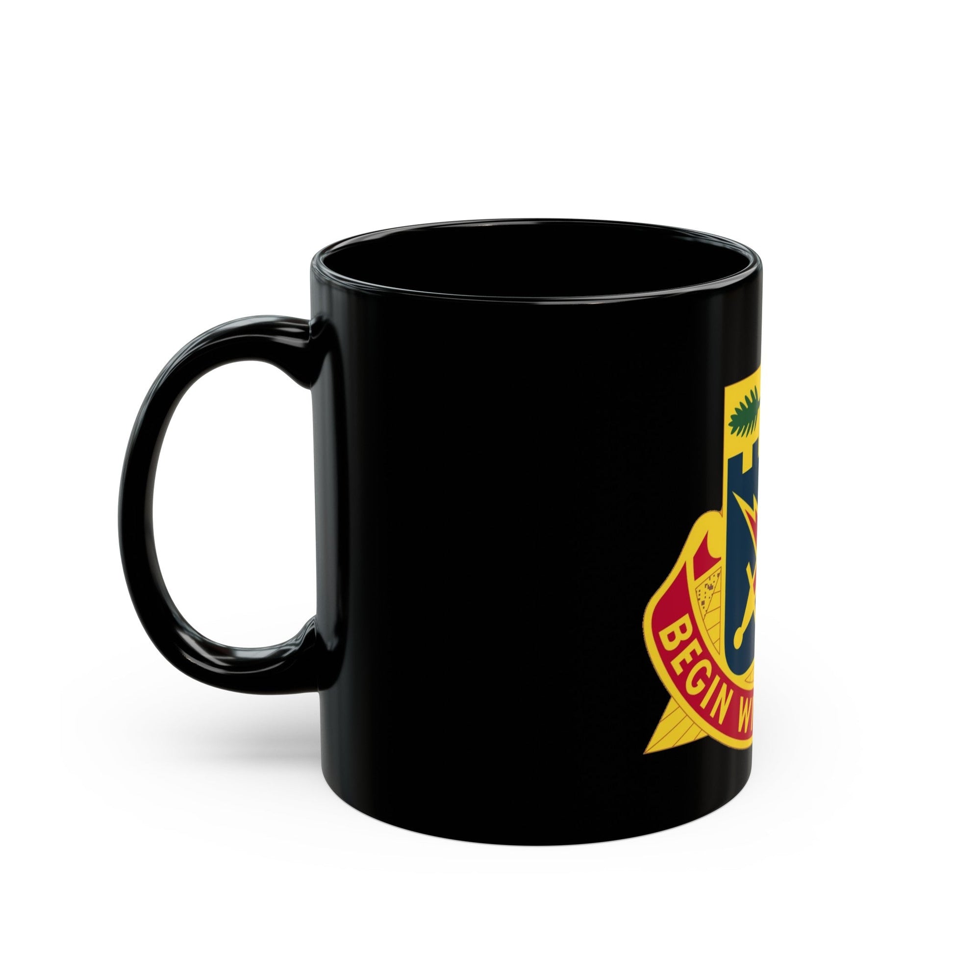 46th Adjutant General Battalion (U.S. Army) Black Coffee Mug-The Sticker Space