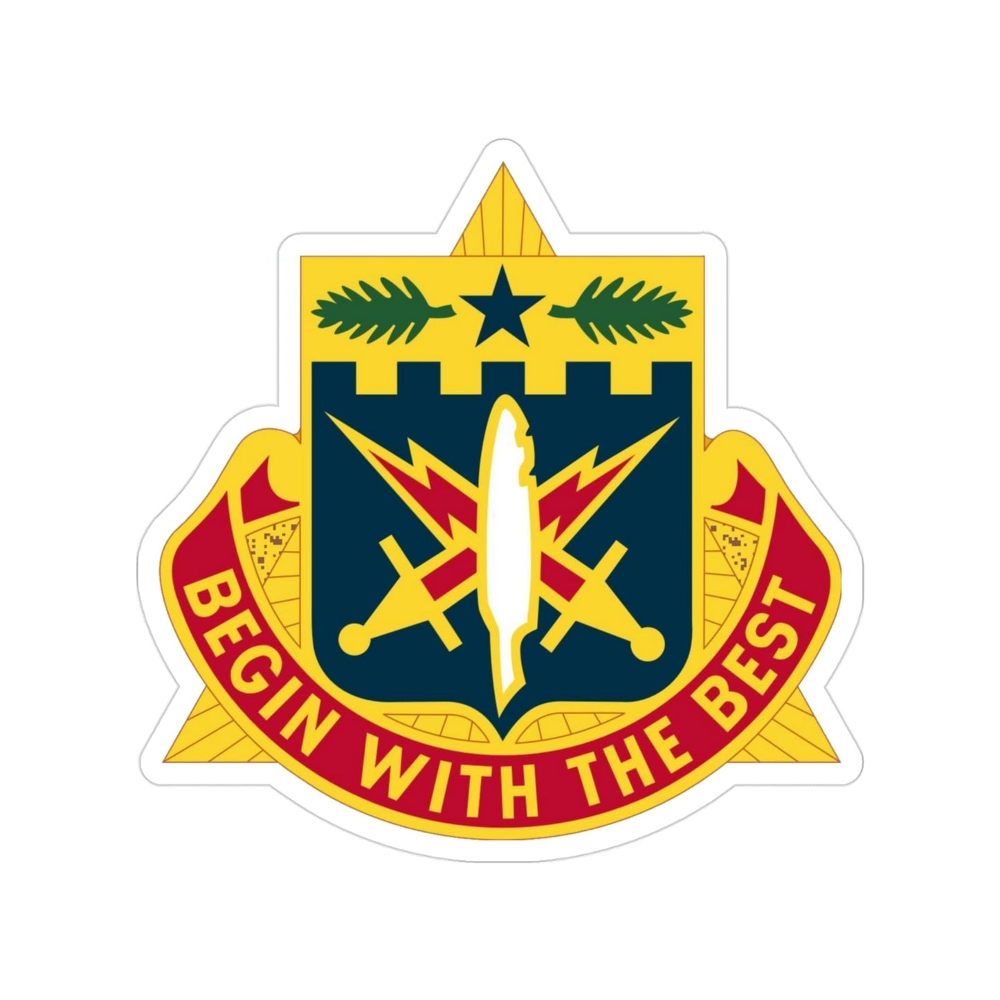 46th Adjutant General Battalion (U.S. Army) Transparent STICKER Die-Cut Vinyl Decal-3 Inch-The Sticker Space