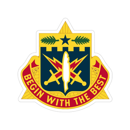 46th Adjutant General Battalion (U.S. Army) Transparent STICKER Die-Cut Vinyl Decal-6 Inch-The Sticker Space