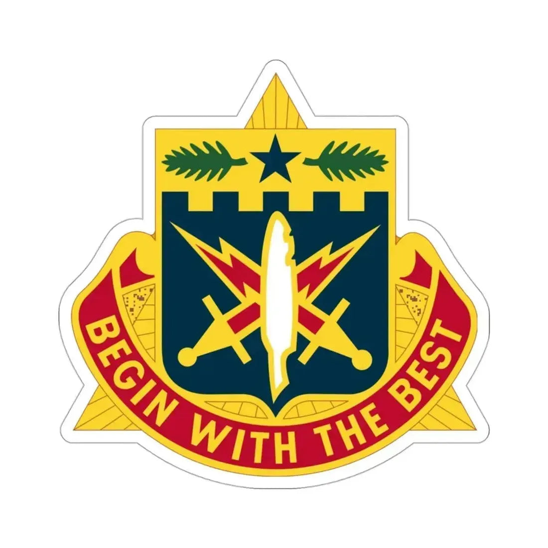 46th Adjutant General Battalion (U.S. Army) STICKER Vinyl Die-Cut Decal 3 Inch - The Sticker Space