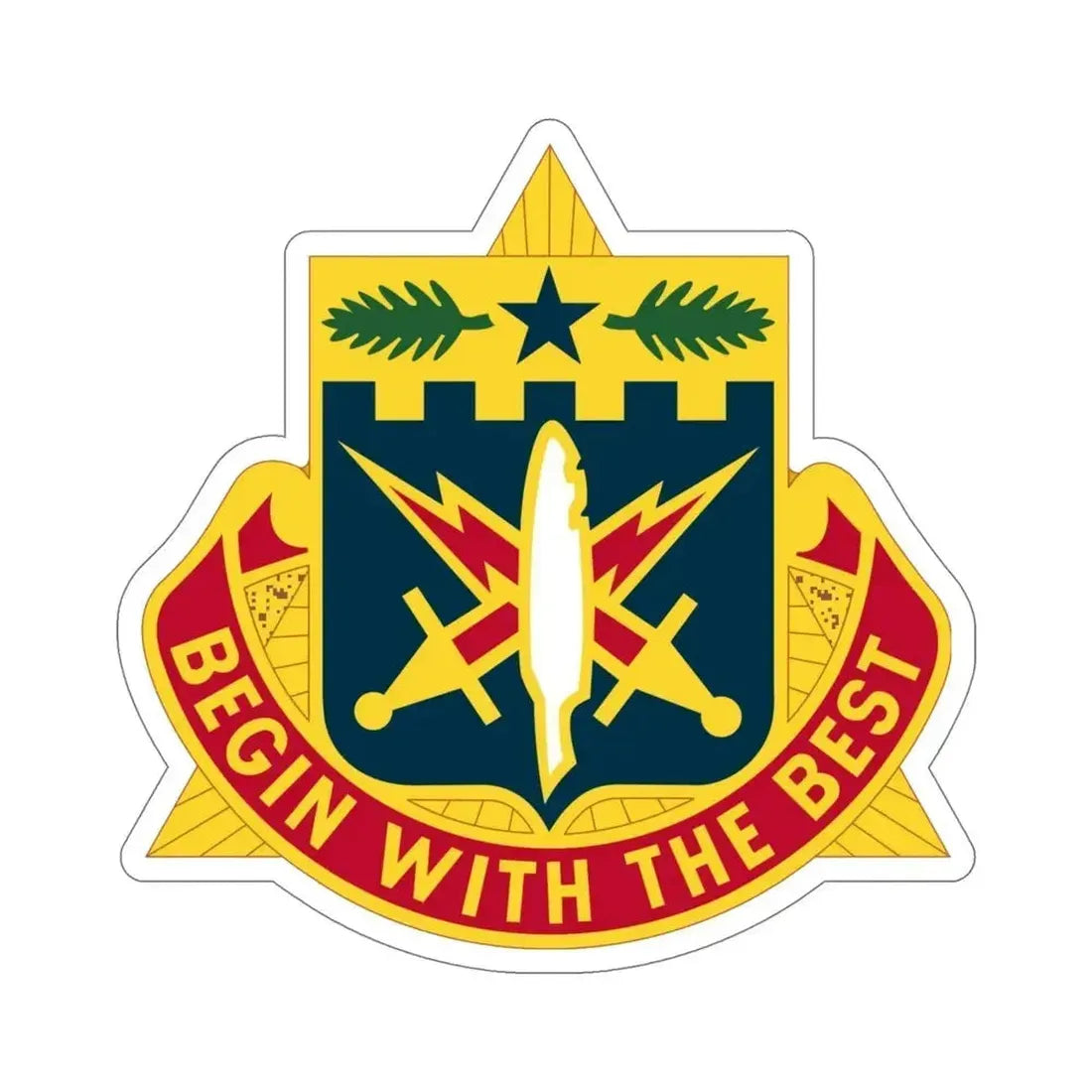 46th Adjutant General Battalion (U.S. Army) STICKER Vinyl Die-Cut Decal 6 Inch - The Sticker Space