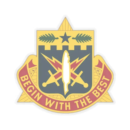 46th Adjutant General Battalion (U.S. Army) STICKER Vinyl Kiss-Cut Decal 4 Inch Transparent - The Sticker Space