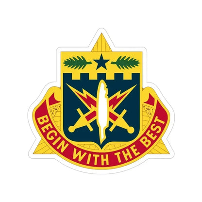 46th Adjutant General Battalion (U.S. Army) Transparent STICKER Die-Cut Vinyl Decal 6 Inch - The Sticker Space